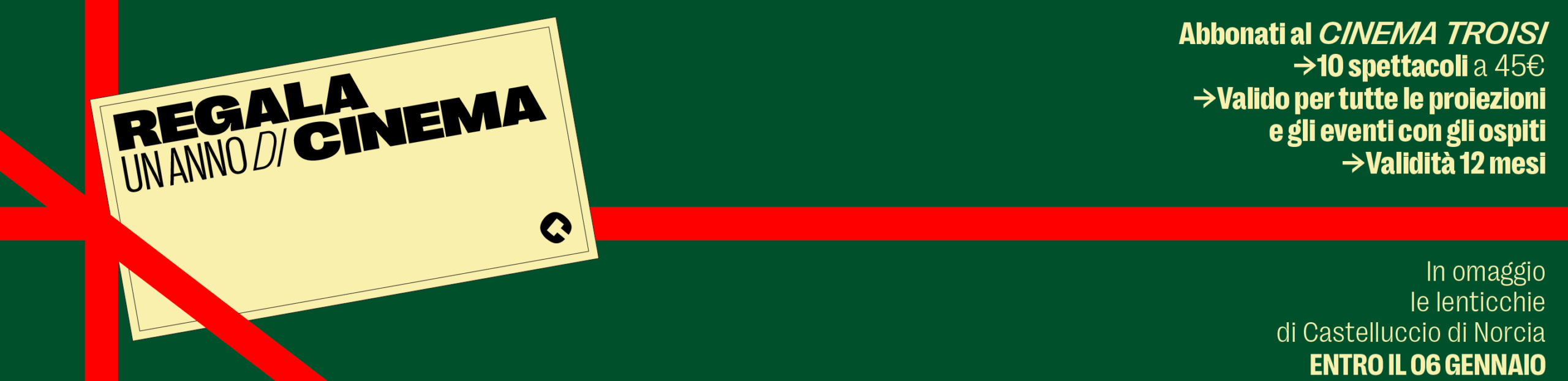Abbonamento Cinema Troisi